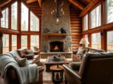 Furnish your log cabin beautifully