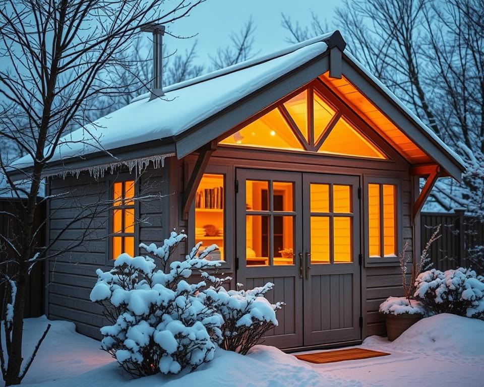 How Do I Keep My Garden Building Warm in the Winter?
