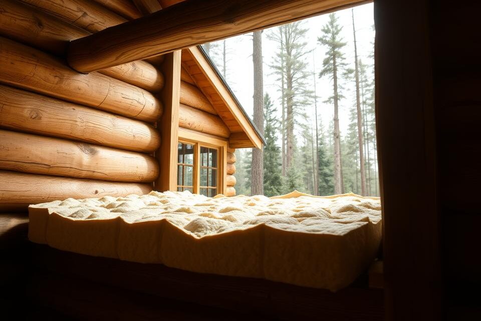what is the best insulation for a log cabin